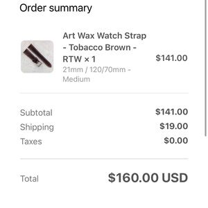 The strap tailor - dark brown watch strap

Brand new. Never used